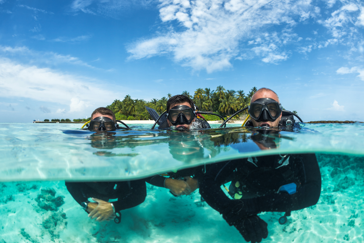 maldives plongée