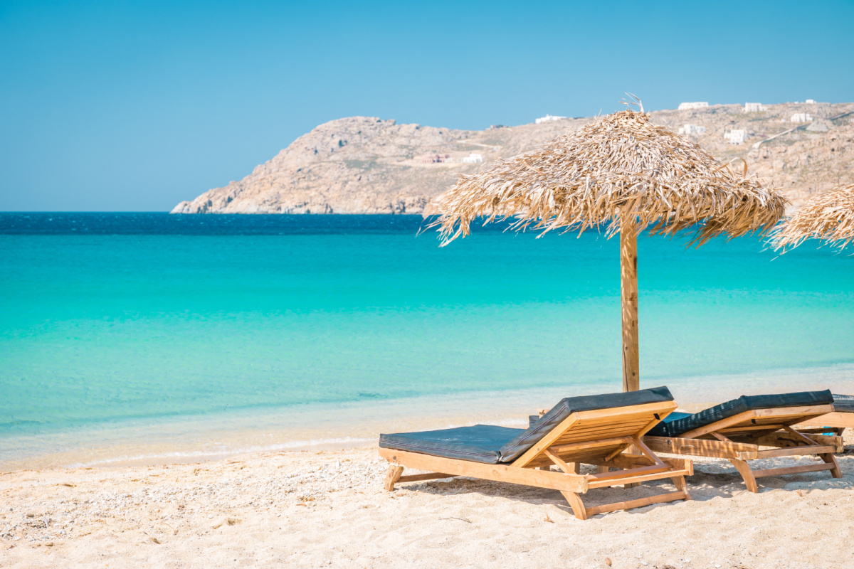 Plage à Mykonos (1)