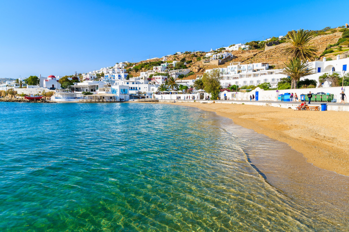 Plage à Mykonos