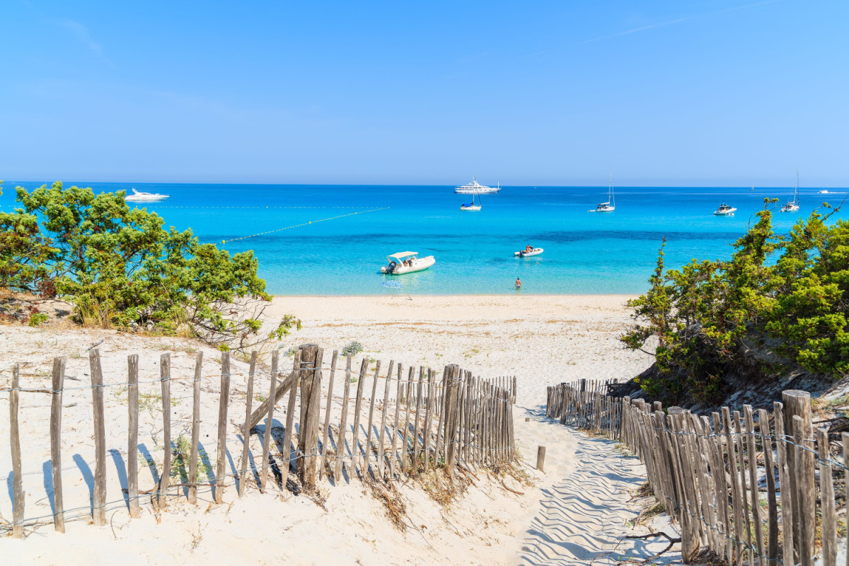 Plage en Corse