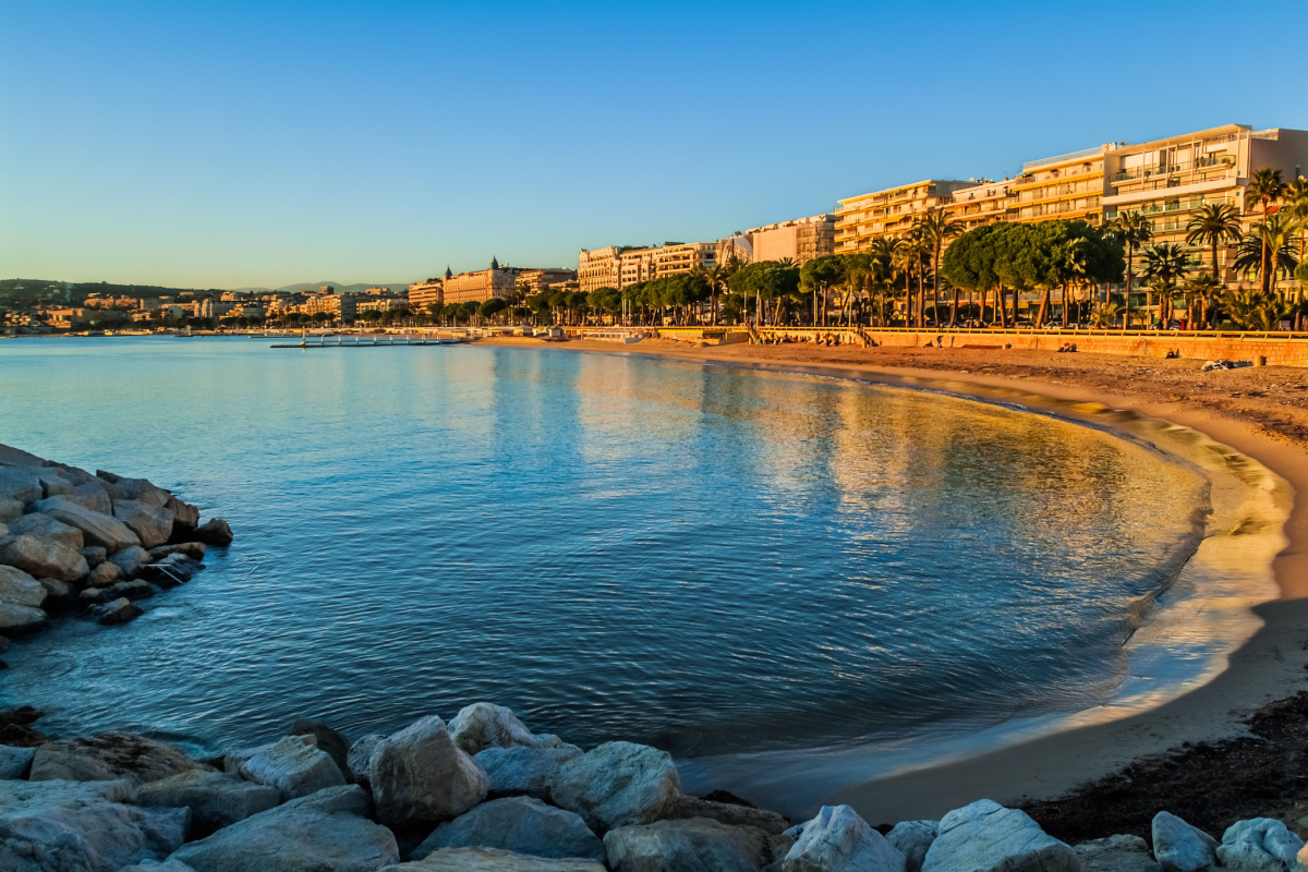 Plage à Cannes