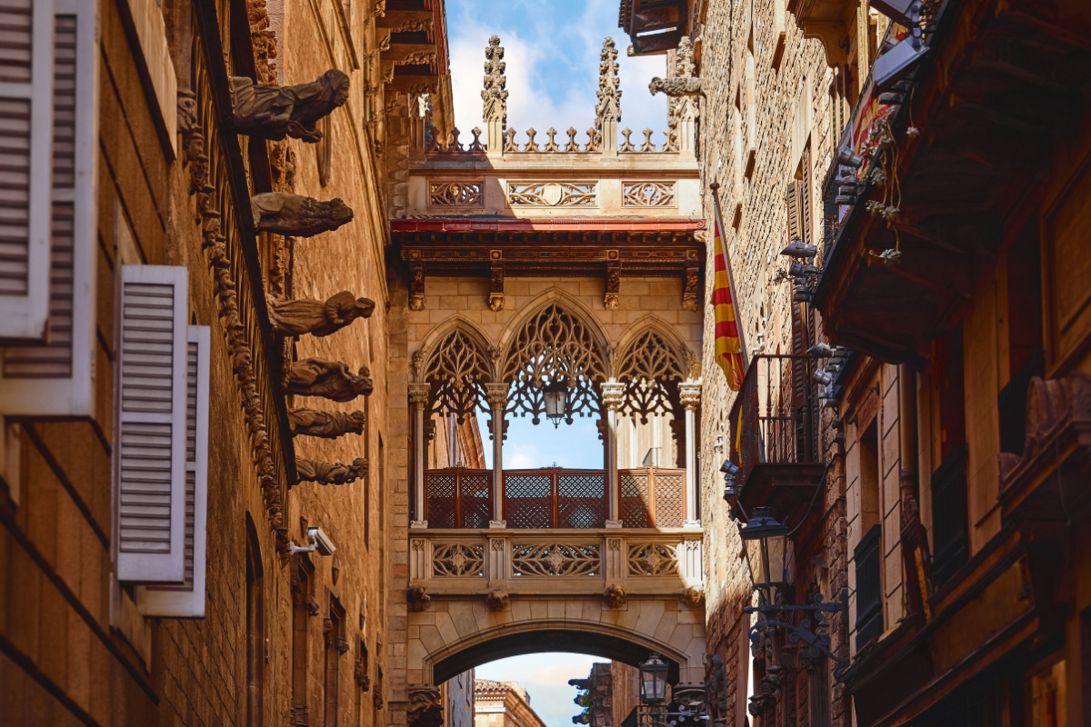 Quartier gothique à Barcelone