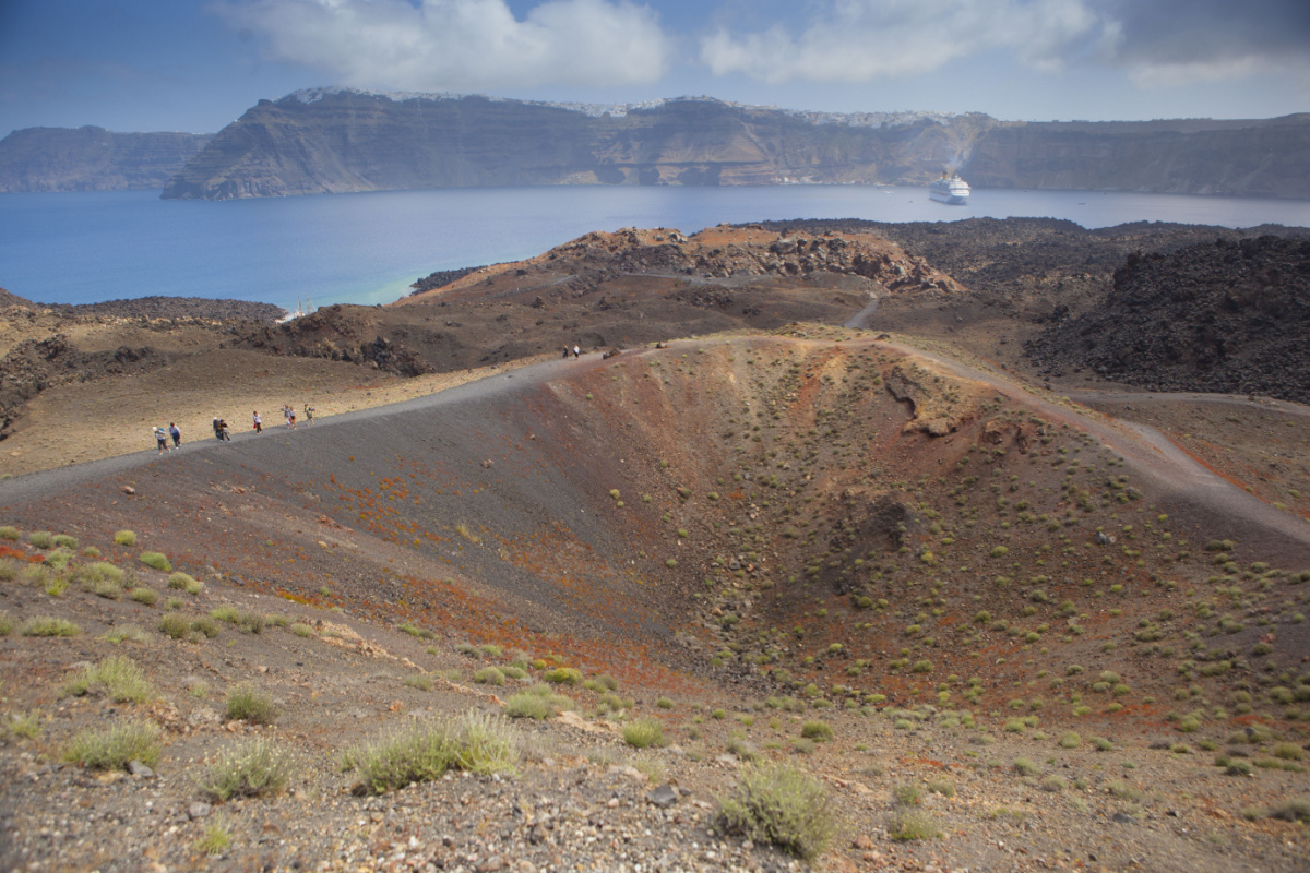 Volcan Santorin