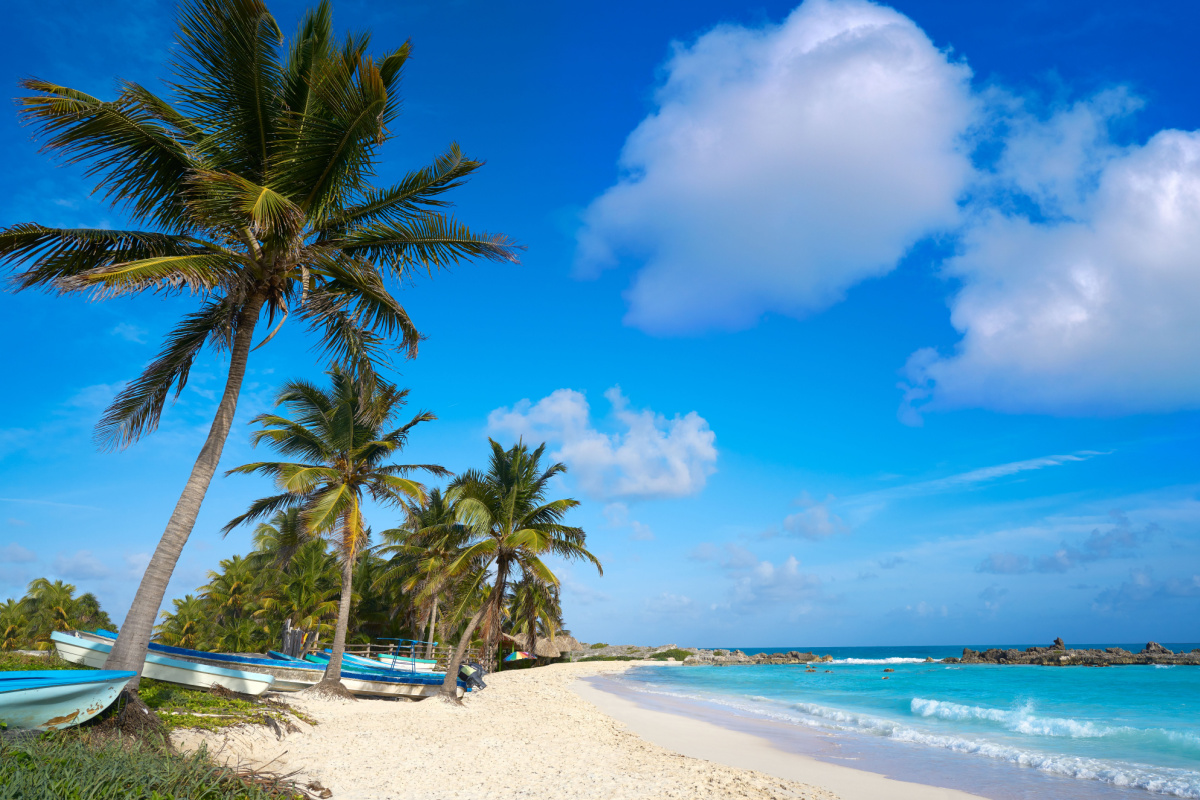 Plage à Cozumel