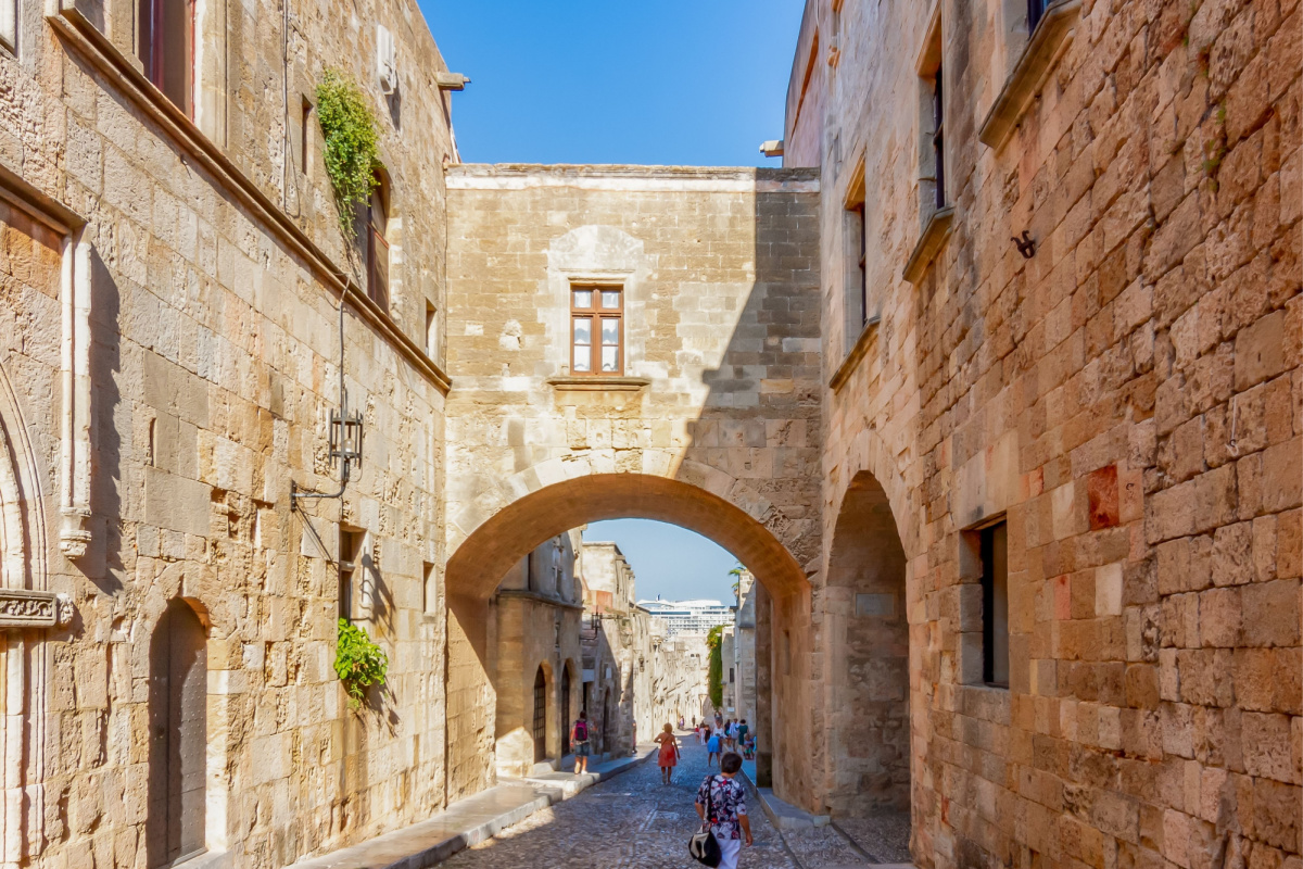 Rue des chevaliers, Rhodes