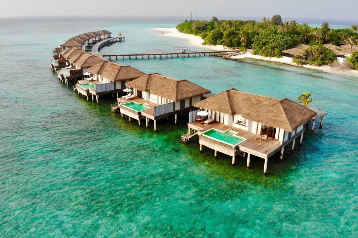 Hôtels de Luxe aux Maldives avec un Bungalow