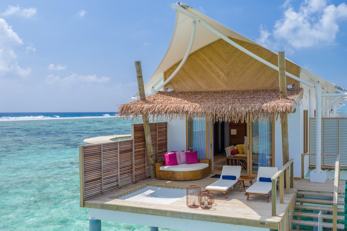 Hôtels de Luxe aux Maldives avec un Bungalow