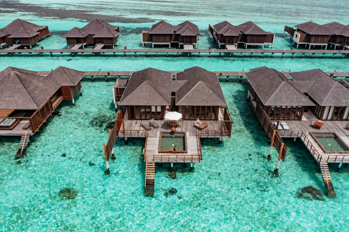 Hôtels de Luxe aux Maldives avec un Bungalow