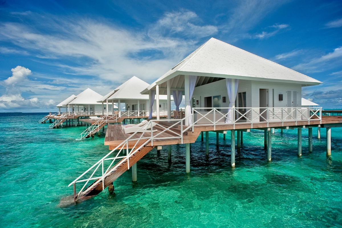 Hôtels de Luxe aux Maldives avec un Bungalow