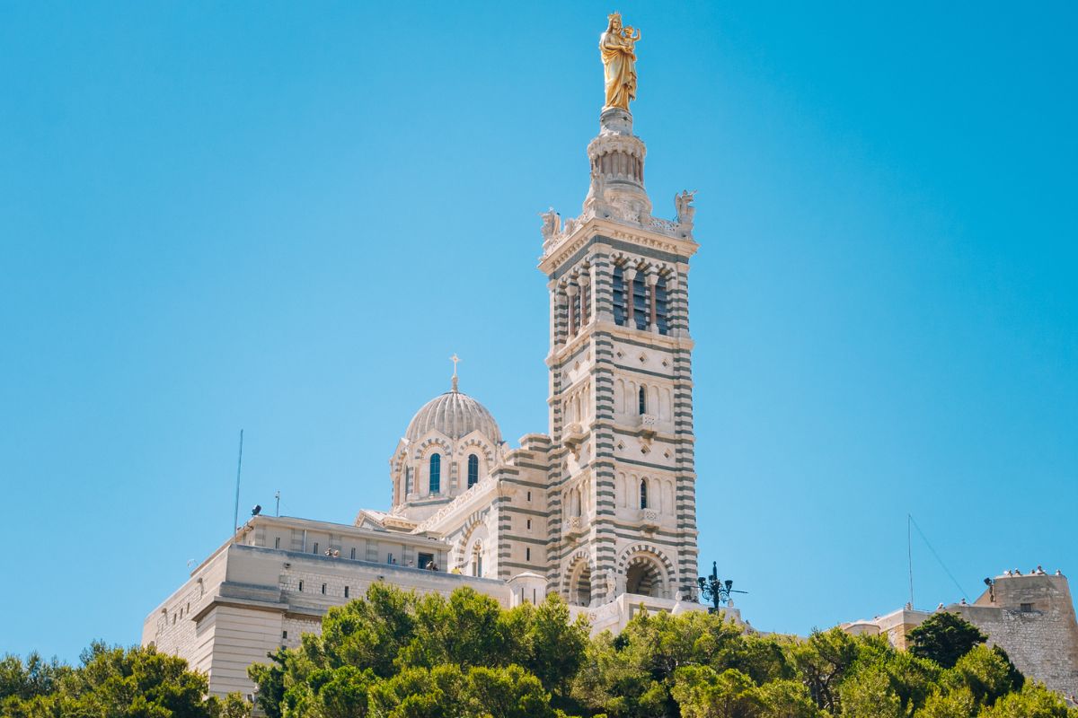 La majestueuse basilique Notre-Dame de la Garde