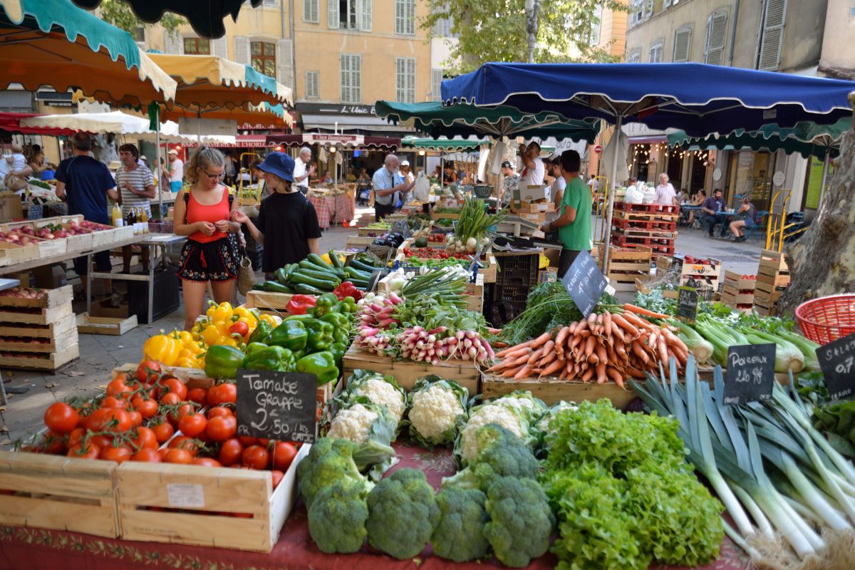 meilleurs marchés d'aix en provence