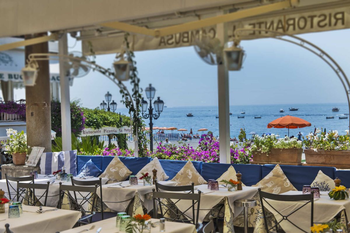 Les 10 restaurants avec une magnifique vue sur Positano