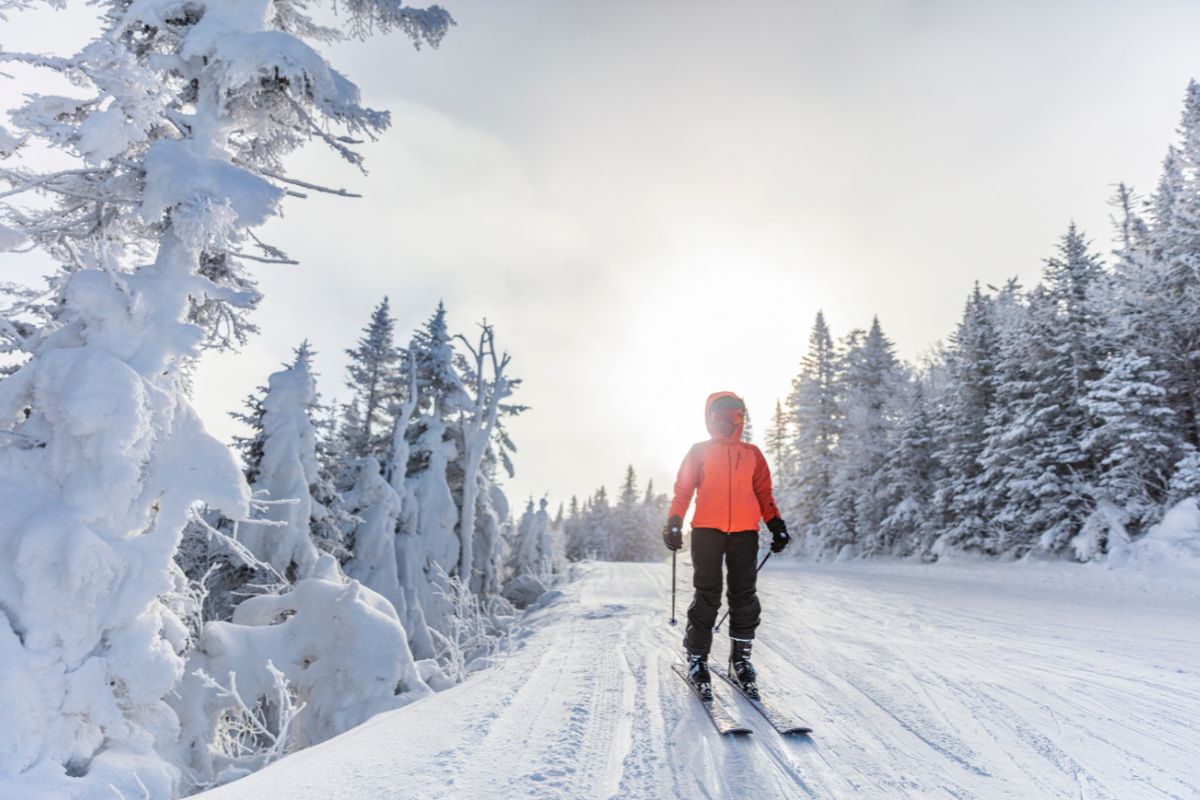 Faire du ski en grèce