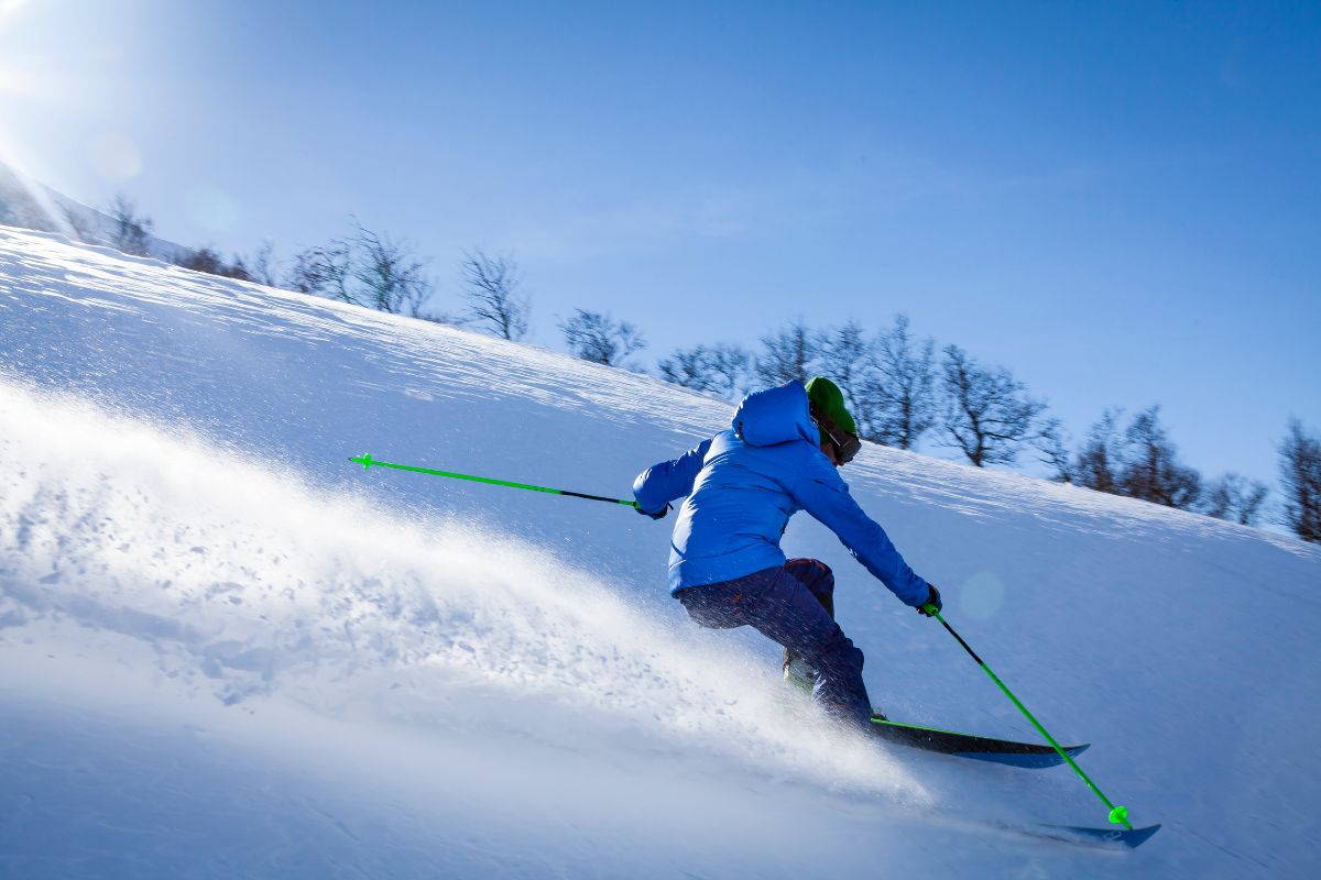 Faire du ski en grèce