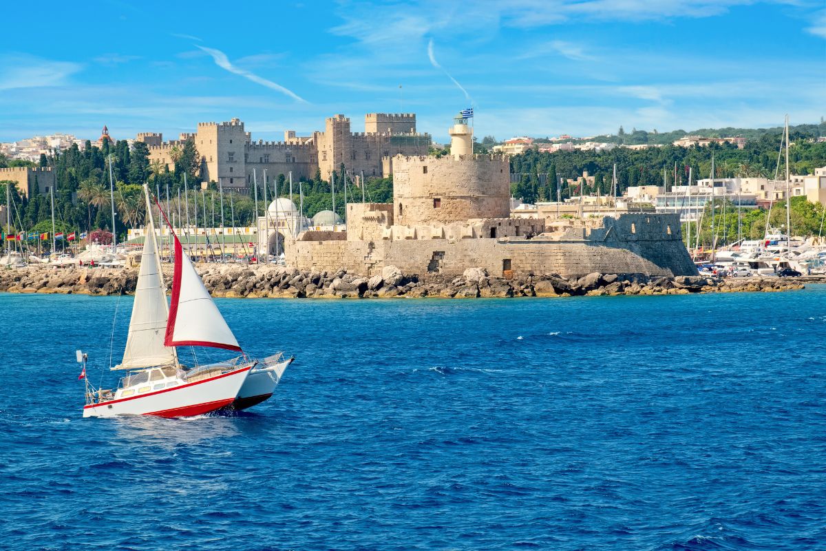 Le port de plaisance de Rhodes