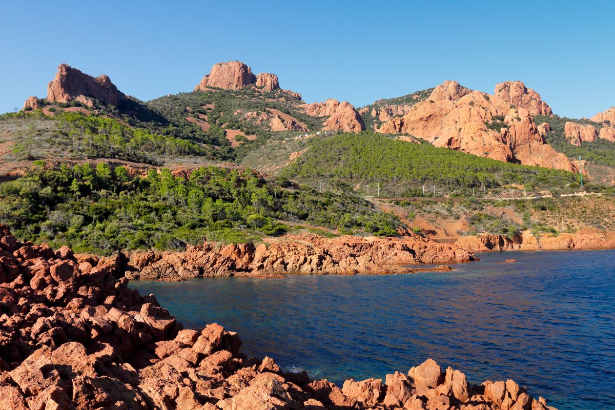 plage aux environs dans le var