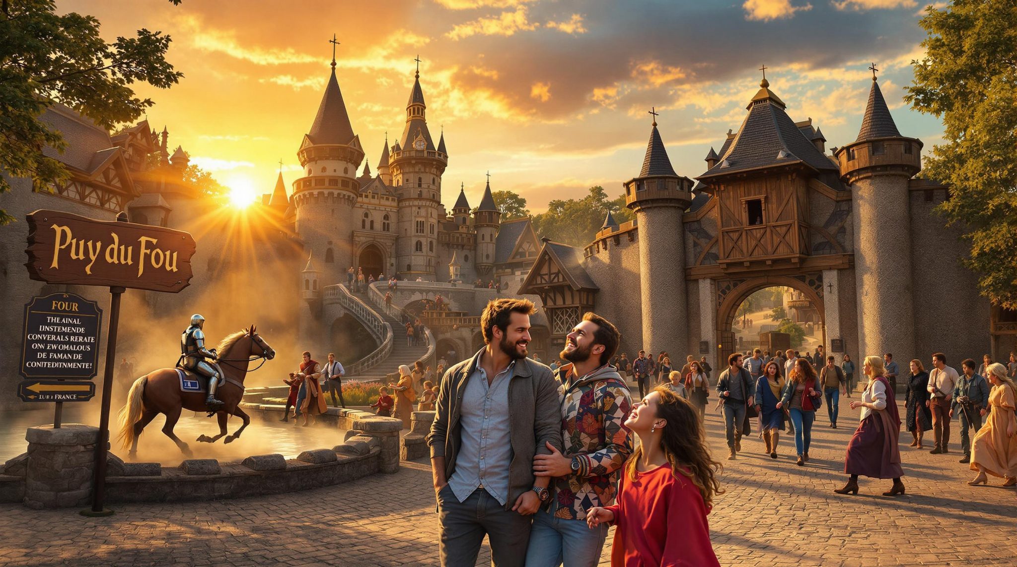 SMARTBOX - Billets Puy du Fou 1 jour pour 2 adultes et 2 enfants en
