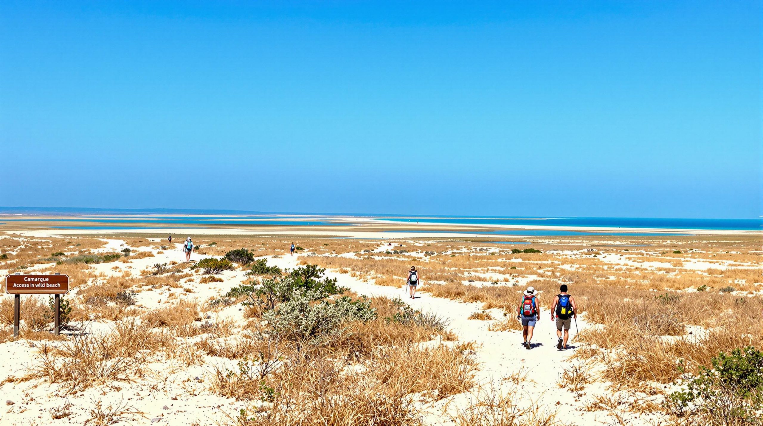 découvrez cette plage secrète de camargue, un véritable havre de paix où les paysages désertiques rencontrent les eaux cristallines. évadez-vous vers ce coin préservé, idéal pour une journée de détente loin de la foule.