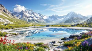 découvrez la beauté époustouflante d'un lac alpin, d'une pureté irréelle, qui, malgré sa splendeur, se retrouve presque à sec durant l'été. plongez dans un paysage naturel fascinant, entre montagnes majestueuses et eaux cristallines, et vivez une expérience unique au cœur des alpes.