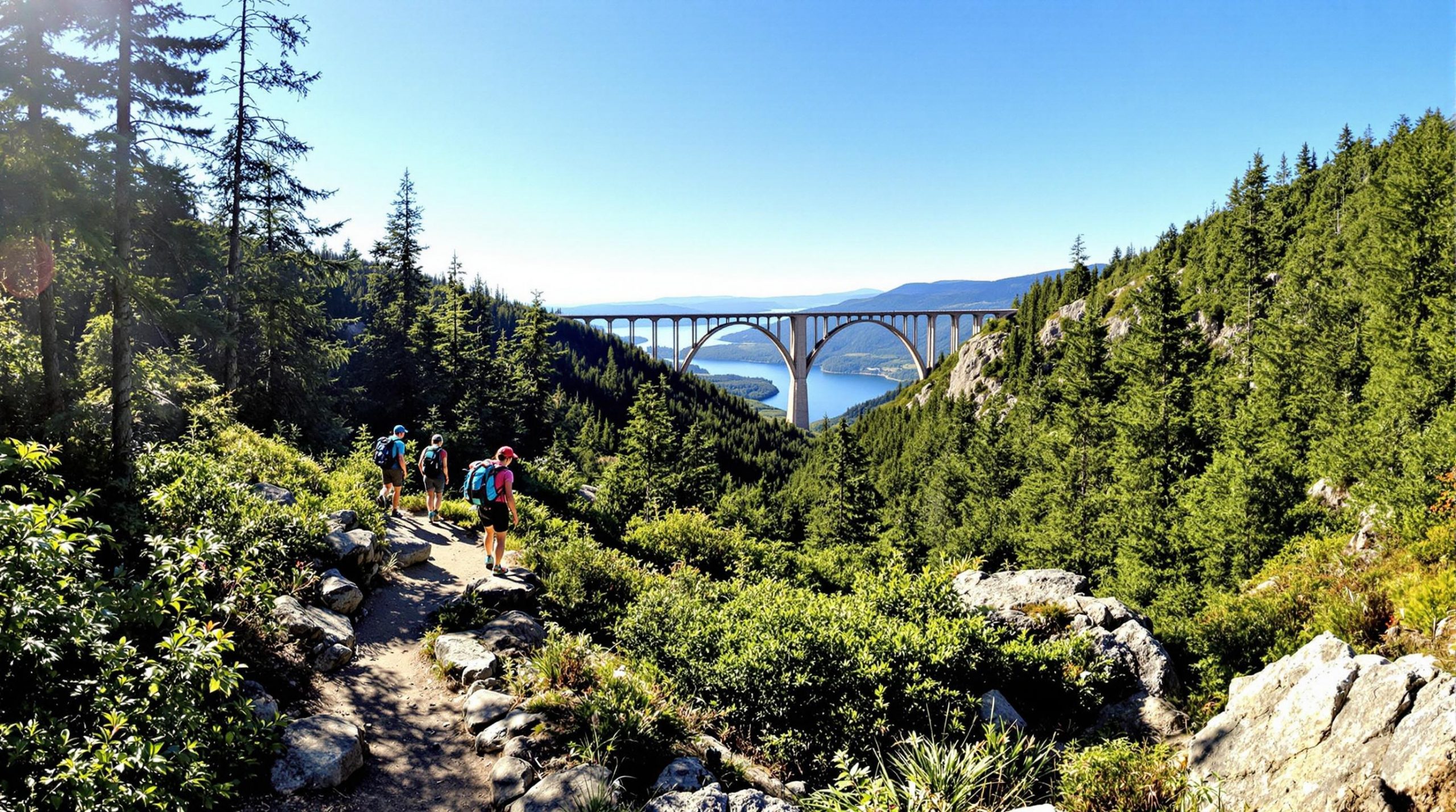 explorez le lac de garabit-grandval, un écrin de nature sauvage mêlant paysages époustouflants et histoire industrielle captivante. idéal pour les amoureux de la randonnée et des activités nautiques, cet endroit unique vous invite à découvrir son patrimoine tout en profitant d'un cadre naturel exceptionnel.