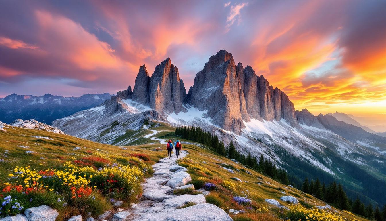 découvrez la randonnée la plus captivante des dolomites, une région montagneuse d'une beauté à couper le souffle. cette aventure vous emmènera à travers des paysages époustouflants, avec des panoramas sur des sommets majestueux et des vallées verdoyantes. préparez-vous à explorer des sentiers idylliques, tout en contemplant la flore et la faune uniques de cette destination emblématique.