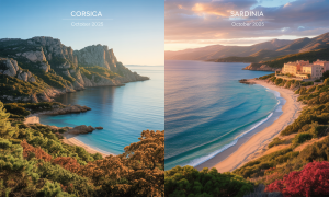 découvrez les atouts de la corse et de la sardaigne en octobre 2025. climat, paysages, activités et conseils pratiques : comparez ces deux destinations méditerranéennes pour choisir celle qui vous offrira les meilleures vacances automnales.