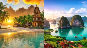 bali ou vietnam pour vos vacances ? comparez plages, culture, budget, météo et activités pour choisir la destination idéale. périodes et conseils.